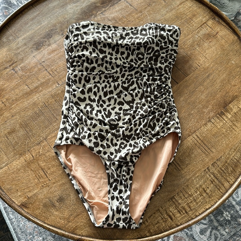 J. Crew Size 8 strapless bathing suit